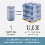 ⁦شمعة فلتر بديلة من باناسونيك، سعة 12,000 لتر، متوافقة مع موديلات TK-CS200، TK-CS20، TK-CS10، PJ-6RF PJ-3RF كربون نشط لإزالة الكلور والتعكر وجزيئات الحديد، موديل TK-CS200C⁩ - الصورة ⁦3⁩