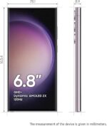 ⁦Samsung Galaxy S23 Ultra, 512GB, Lavender, UAE Version, 5G Mobile Phone, Dual SIM, Android Smartphone, 1 Year Manufacturer Warranty⁩ - الصورة ⁦8⁩