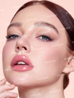 ⁦ملمع شفاه باوت بيلو كوشن سائل من شيجلام، أحمر شفاه سائل مرطب بلمسة نهائية عالية اللمعان، بإسفنجة ناعمة مقاومة للالتصاق، بلون بينك روزا - سويت دريمز⁩ - الصورة ⁦5⁩