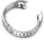 ⁦Dl3 Mobilak Metal Strap Compatible With HONOR Band 5 and 4 - Adjustable Stainless Steel Buckle Wristband Replacement for Honor Band 5/4⁩ - الصورة ⁦4⁩