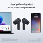 ⁦سامسونج سماعات اذن لاسلكية من جالاكسي بادز 3 اف اي، تصميم شفرة، صوت متوازن، صوت 360 درجة، خاصية الغاء الضوضاء النشطة ومكالمات واضحة، اسود - ضمان لمدة عام / اصدار محلي⁩ - الصورة ⁦10⁩