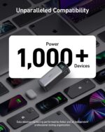 باور بانك من أنكر ببطارية ليثيوم أيون سعة 24000 مللي أمبير مع منفذ USB تايب C وشاشة ذكية للهواتف و اللابتوب متعدد الألوان - الصورة 7