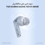 ⁦سامسونج سماعات اذن لاسلكية من جالاكسي بادز 3 اف اي، تصميم شفرة، صوت متوازن، صوت 360 درجة، خاصية الغاء الضوضاء النشطة ومكالمات واضحة، اسود - ضمان لمدة عام / اصدار محلي⁩ - الصورة ⁦4⁩