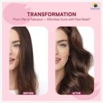 ⁦بكرات تمويج الشعر المرنة، لفافات إسفنجية من الفوم بتصميم سحري لتمويج الشعر بدون تسخين، عصي لتصفيف الشعر المجعد من ساناس، مجموعة من 20 قطعة⁩ - الصورة ⁦2⁩