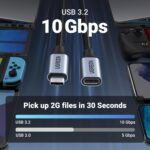 ⁦كابل من يوجرين بطول 1 متر نوع USB متوافق مع التابلت⁩ - الصورة ⁦2⁩