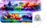 ⁦Unionaire 500 model refrigerator, 370-liter capacity, no-frost combi⁩ - الصورة ⁦5⁩