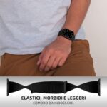 ⁦سوار نايلون رياضي لساعة آبل مقاس 49 ملم، 45 ملم، 44 ملم، 42 ملم - سوار بديل ناعم لإصدارات اي-ووتش 8/اس اي/7/ الترا/6/ 5/ 4 / 3 /2 /1 من مارجون⁩ - الصورة ⁦5⁩