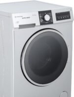 ⁦غسالة اوتوماتيك بالكامل تحميل أمامي سعة 8 كجم موديل WPW81015DSWS بتقنية انفرتر من وايت بوينت، مقاس 60 سم × 85 لون فضي، 8.0 كيلوجرام⁩ - الصورة ⁦2⁩