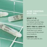 ⁦e.l.f. SKIN Blemish Breakthrough Blemish Fighting Spot Gel, Roll-on Blemish Spot Gel For Targeting & Treating Blemishes, Infused With Salicylic Acid⁩ - الصورة ⁦3⁩