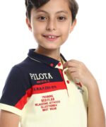⁦تيشرت بولو بياقة مطوية للأولاد من سيزر⁩ - الصورة ⁦3⁩