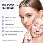 ⁦Stainless Steel Gua Sha - Metal Gua Sha, Gua Sha Facial Tools Stainless Steel, Face Body Treatment, Reduce Puffiness, Lymphatic Drainage, Facial Tension⁩ - الصورة ⁦4⁩