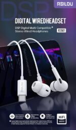 ⁦سماعة اذن ستيريو سلكية رقمية R3501 TYPE-C من رسيلو، نقل صوت بدون خسارة، اصوات مكبر صوت محسنة، مكالمات HD، استجابة بلمسة واحدة، متوافقة مع سلسلة ايفون 15 و16 | ضمان محلي لمدة 12 شهر⁩ - الصورة ⁦5⁩