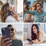 ⁦AWH Basic Case Heavy Duty Luxury Designed for iPhone 14 Pro Max Case, Silicone Shockproof Slim Thin Phone Case for iPhone 14 Pro Max 6.7 inch (Midnight Blue)⁩ - الصورة ⁦8⁩