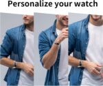 ⁦Dl3 Mobilak Metal Strap Compatible With HONOR Band 5 and 4 - Adjustable Stainless Steel Buckle Wristband Replacement for Honor Band 5/4⁩ - الصورة ⁦6⁩