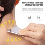 ⁦Stainless Steel Gua Sha - Metal Gua Sha, Gua Sha Facial Tools Stainless Steel, Face Body Treatment, Reduce Puffiness, Lymphatic Drainage, Facial Tension⁩ - الصورة ⁦5⁩