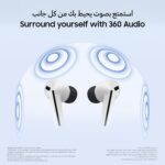 ⁦سامسونج سماعات اذن لاسلكية من جالاكسي بادز 3 اف اي، تصميم شفرة، صوت متوازن، صوت 360 درجة، خاصية الغاء الضوضاء النشطة ومكالمات واضحة، اسود - ضمان لمدة عام / اصدار محلي⁩ - الصورة ⁦5⁩
