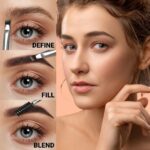 ⁦فرشاة حواجب من الينكر - قطعتان من فرشاة الحواجب، فرشاة حواجب مزدوجة الأطراف، فرشاة حواجب مائلة وفرشاة سبولي للحواجب، تجعل حاجبك مثاليًا⁩ - الصورة ⁦3⁩