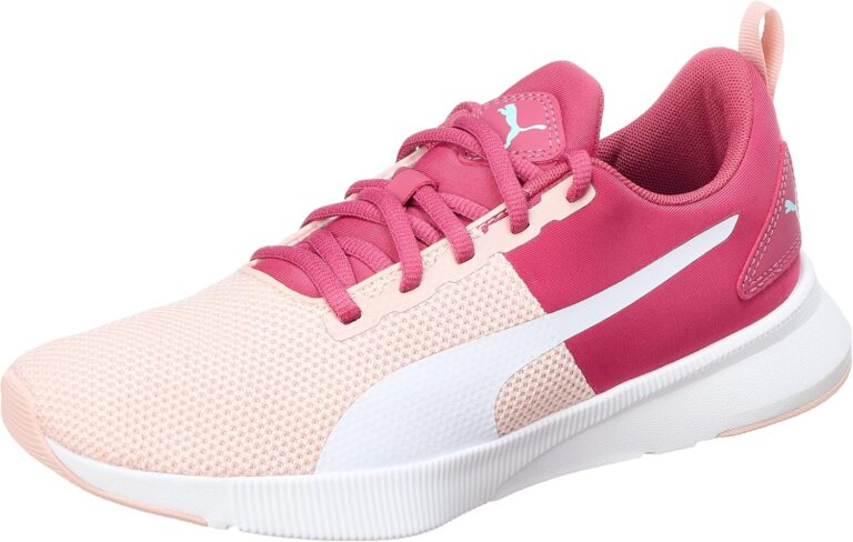 PUMA Unisex Flyer Runner Jr Rose Quartz-Port- Wh Ankle Boot