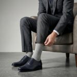⁦شرابات رجالي قطن عبوة من 3 قطع من أوان – جوارب كلاسيك سادة للرجال مخصصه لليوم الطويل للبدلة والستايل الكلاسيك – مقاس 40-45 – مريحة في اللبس⁩ - الصورة ⁦3⁩