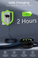 ⁦كيبل USB من يايكيا متوافق مع شاحن ساعة سامسونج جالكسي 6 وجالكسي ووتش كلاسيك 5 برو 4 3 اكتيف 2 كابل شحن لاسلكي لملحقات⁩ - الصورة ⁦4⁩
