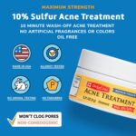⁦علاج حب الشباب مع 10% كبريت من دي لا كروز- حجم صغير (6 جرام)⁩ - الصورة ⁦2⁩