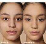 ⁦ايه ال اف كونسيلر كامو مرطب خفيف الوزن بتغطية كاملة تدوم طويلًا ويساعد على إخفاء وتصحيح العيوب ويرطب البشرة ويظهر معالم الوجه، بلمسة نهائية لامعة ولون بيج فاتح، عبوة 5.90 ملليلتر - متوفر في 25 لون⁩ - الصورة ⁦4⁩