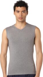 Dice Mens V-Neck Sleeveless Solid Muscle Tee Undershirt (pack of 1)