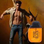 ⁦عطر او دي تواليت ديلوكس بيور بلاك انتنس للرجال من كريشن لاميس برائحة العنبر والبرغموت يدوم طويلًا، للجسم - 100 مل⁩ - الصورة ⁦4⁩