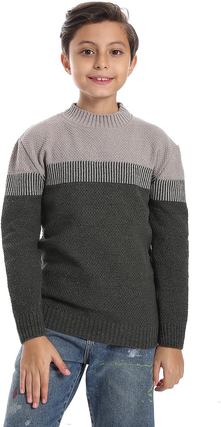 CAESAR Boys Wool Boys Pullover With Multi Design Pullover