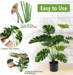 ⁦Toopify Fake Plants Large, Artificial Floor Plants Tall for Home Office Living Room Decor Indoor⁩ - الصورة ⁦3⁩