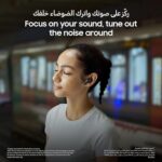 ⁦سامسونج سماعات اذن لاسلكية من جالاكسي بادز 3 اف اي، تصميم شفرة، صوت متوازن، صوت 360 درجة، خاصية الغاء الضوضاء النشطة ومكالمات واضحة، اسود - ضمان لمدة عام / اصدار محلي⁩ - الصورة ⁦6⁩