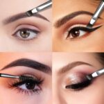 ⁦فرشاة حواجب من الينكر - قطعتان من فرشاة الحواجب، فرشاة حواجب مزدوجة الأطراف، فرشاة حواجب مائلة وفرشاة سبولي للحواجب، تجعل حاجبك مثاليًا⁩ - الصورة ⁦5⁩