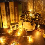 ⁦اضواء زينة رمضان من هالسيردو ، مصابيح تزيين بطول 2 متر لرمضان 10 ليد بمناسبة اقمار ونجوم للتزيين الذاتي في المساحات الداخلية الخارجية لاجواء أبيض دافئ⁩ - الصورة ⁦4⁩