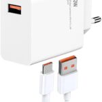 شاحن سريع 120 واط لشاومي، شحن تيربو مع كيبل USB C بطول 1 متر 6 امبير لشاومي 15، 14، 13، 12T، 12T، 12S، ريدمي نوت 12، 11 برو بلس، بوكو F4، K70، K60، بلاك شارك 3، 4، 5 X5 F6 C75 باد 7