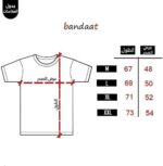 ⁦T-shirt Never Give Up From Bandaat⁩ - الصورة ⁦3⁩