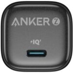 شاحن من أنكر بمنفذ USB متوافق مع آيفون 12 بمنفذ واحد بقدرة 20.0 واط مع شحن سريع وتقنية GaN وتبديد الحرارة