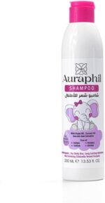 شامبو أورافيل Auraphil للأطفال وجميع أفراد الأسرة - آمن من أول يوم بتركيبة "لا دموع" طبيعية بالأرجان,البروتين والبانثينول - خالي من السلفات لترميم وتنعيم الشعر الجاف والمجعد تركيبه 2*1 - 250 مل