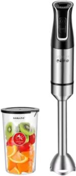 SK-02028 هاند بلندر استنالس + كوب 1200وات