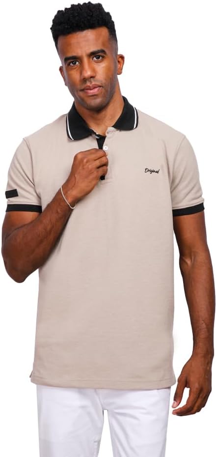 COUP Mens Polo-Shirt with Short Sleeves for Men 1100244 Modern (pack of 1)