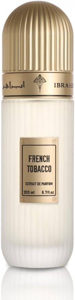 عطر فرنسي توباكو من ابراهيم القرشي - او دي بارفان فاخر بدرجات الحمضيات والتبغ والروائح الخشبية الدافئة والسوسن - 100 مل جي دي