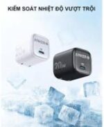 ⁦شاحن من أنكر بمنفذ USB متوافق مع آيفون 12 بمنفذ واحد بقدرة 20.0 واط مع شحن سريع وتقنية GaN وتبديد الحرارة⁩ - الصورة ⁦4⁩