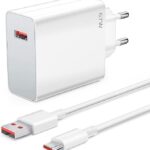 شاحن سريع 67 وات بكابل USB نوع سي بطول 1 متر متوافق مع ريدمي نوت 11/11s/11T/مي 11 الترا/12S الترا/12 لايت/12/12X/11 لايت/ريدمي نوت 11 برو/بوكو F4/بوكو X4 GT/F4 برو/بوكو M4 برو/X3 GT، أبيض