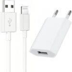 شاحن من آيسي وينك بمنفذ USB متوافق مع آيفون XS و XR و X و 8 و 7 و 6 و آيباد، منفذ واحد، 5.0 واط، مع حماية من الشحن الزائد