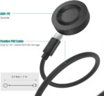 ⁦شاحن من توسيتا بتقنية USB، متوافق مع هواوي GT2 برو وGT2 ECG وووتش 3 وووتش 3 برو، كابل مغناطيسي⁩ - الصورة ⁦4⁩