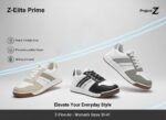 ⁦كوتشي سنيكرز نسائي Z-Elite Prime من Project Z – وجه جلد فاخر ونعل PVC مرن – حذاء كاجوال مريح بفرش داخلي مائل لزيادة الطول – مقاسات (36-41)⁩ - الصورة ⁦6⁩