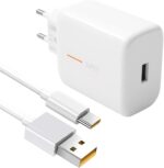 ⁦شاحن سريع 65 وات لموبايل أوبو سوبرفوك، مع كابل USB نوع C بطول 1.5 م، متوافق مع فايند X7/X6/X5/X3/X2 برو رينو 11/10/8/7/6، A96/A94/A77، شحن USB نوع C⁩ - الصورة ⁦5⁩