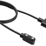 محول هايلو سولار LS05، شاحن مغناطيسي USB، كابل شحن سريع، أسود، لساعة ذكية