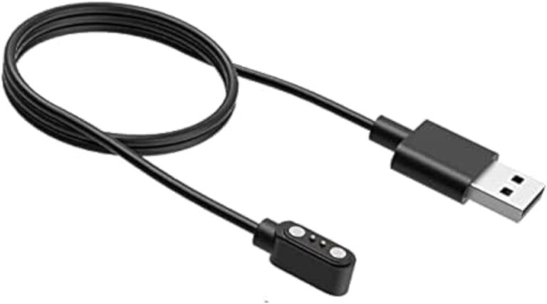 محول هايلو سولار LS05، شاحن مغناطيسي USB، كابل شحن سريع، أسود، لساعة ذكية