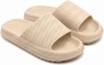 ⁦شبشب رجالي Project Z Wave Slide – خامة EVA طبية بتصميم ويف (أمواج) انسيابي – خفيف الوزن ومرن للغاية للمشي والمصايف والمنزل – نعل مساج مريح ومضاد للانزلاق⁩ - الصورة ⁦4⁩