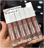 مجموعة أحمر شفاه سائل مطفي للنساء، ملمع شفاه بملمس قطيفة يدوم طويلًا ومقاوم للالتصاق بالكوب ومقاوم للماء للنساء، (202)
